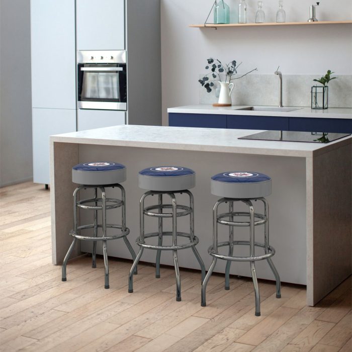 Winnipeg Jets Chrome Bar Stool - Image 6