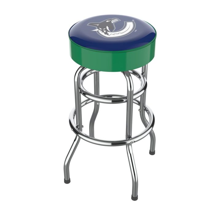 Vancouver Canucks Chrome Bar Stool - Image 2