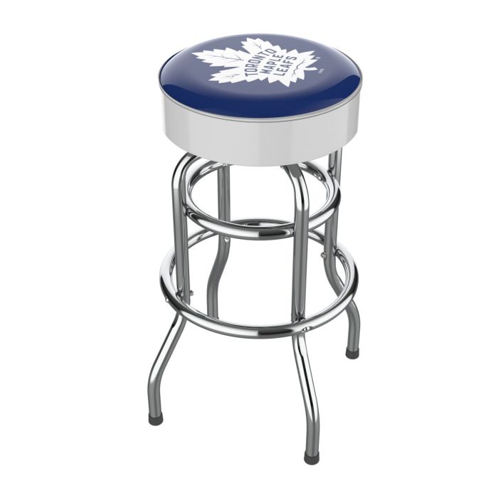 Toronto Maple Leafs Chrome Bar Stool - Image 2