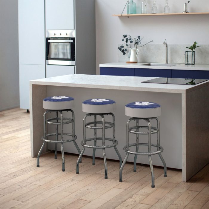 Toronto Maple Leafs Chrome Bar Stool - Image 6