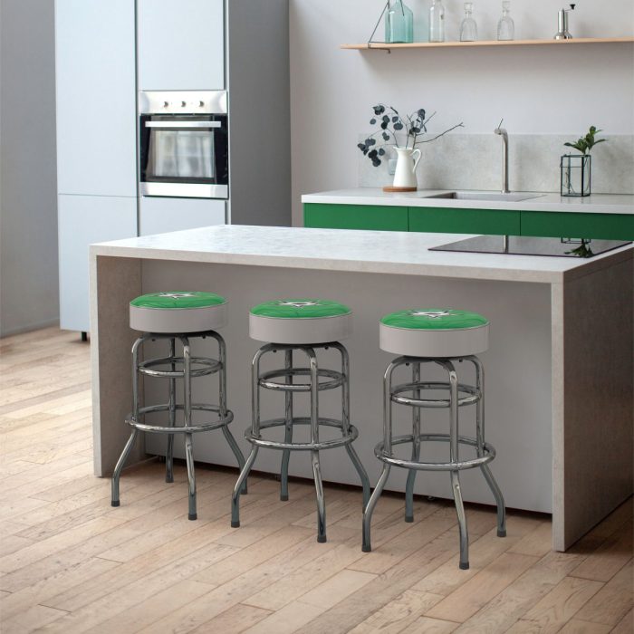 Dallas Stars Chrome Bar Stool - Image 6