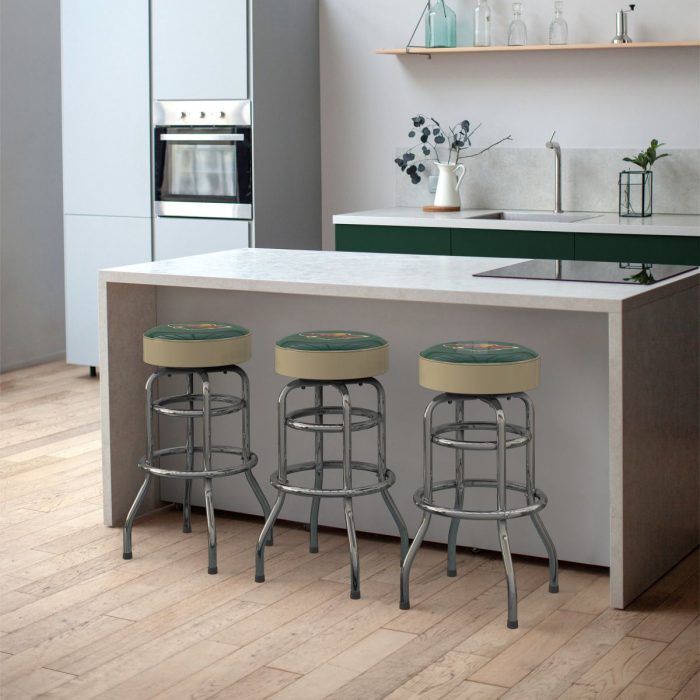 Minnesota Wild Chrome Bar Stool - Image 6