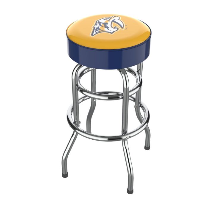 Nashville Predators Chrome Bar Stool - Image 2