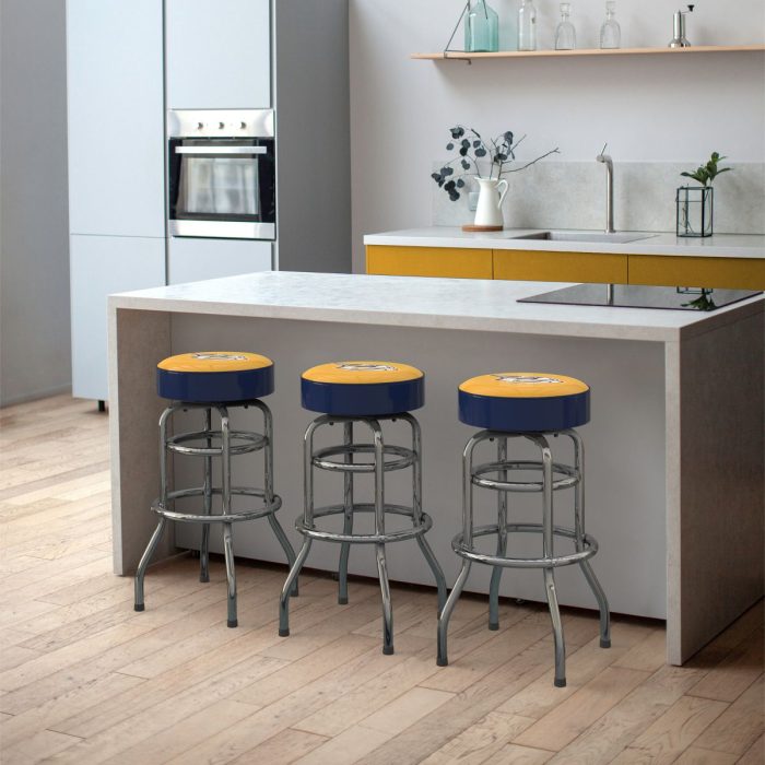Nashville Predators Chrome Bar Stool - Image 6