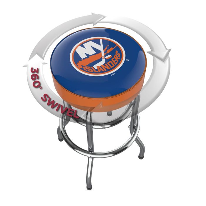 New York Islanders Chrome Bar Stool - Image 3