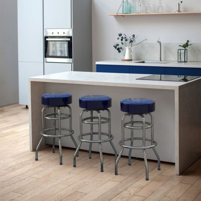 St. Louis Blues Chrome Bar Stool - Image 6