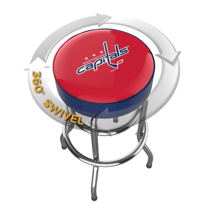 Washington Capitals Chrome Bar Stool - Image 3
