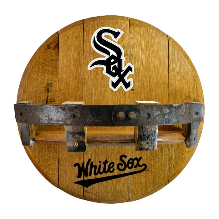 Chicago White Sox Oak Bar Shelf - Image 2