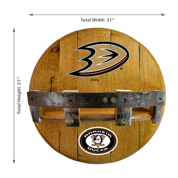 Anaheim Ducks Oak Bar Shelf - Image 3