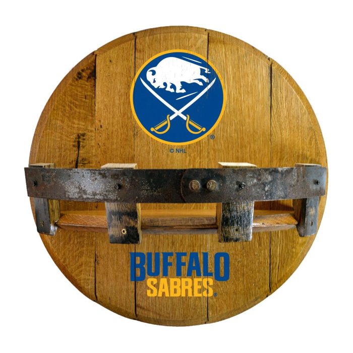Buffalo Sabres Oak Bar Shelf - Image 2