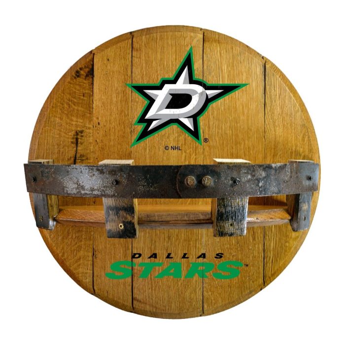 Dallas Stars Oak Bar Shelf - Image 2