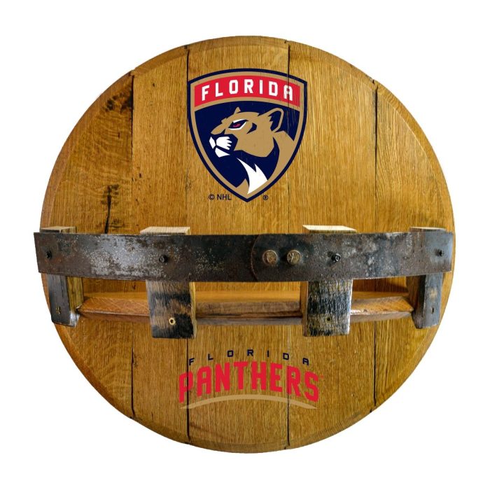 Florida Panthers Oak Bar Shelf - Image 2