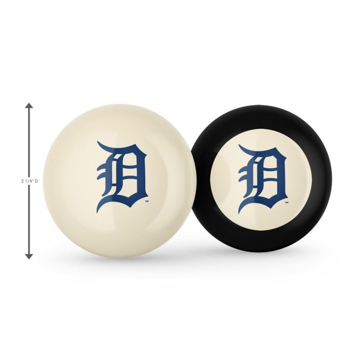 Detroit Tigers Logo Cue Ball & 8 Ball - Image 3