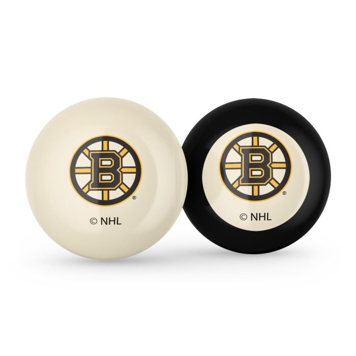 Boston Bruins Logo Cue Ball & 8 Ball - Image 3