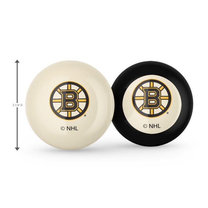 Boston Bruins Logo Cue Ball & 8 Ball - Image 4