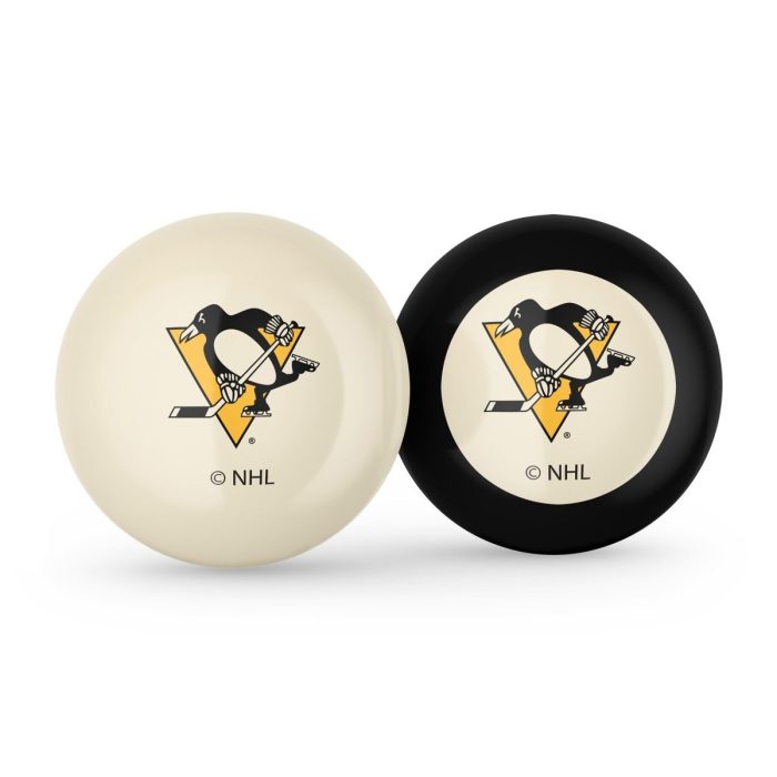 Pittsburgh Penguins Logo Cue Ball & 8 Ball - Image 3
