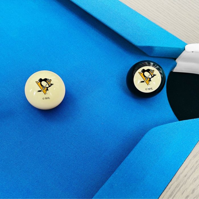 Pittsburgh Penguins Logo Cue Ball & 8 Ball - Image 2