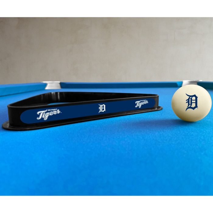 Detroit Tigers Cue Ball & Ball Rack - Image 3