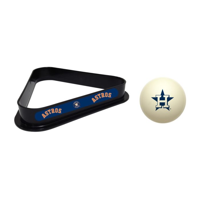 Houston Astros Cue Ball & Ball Rack - Image 2