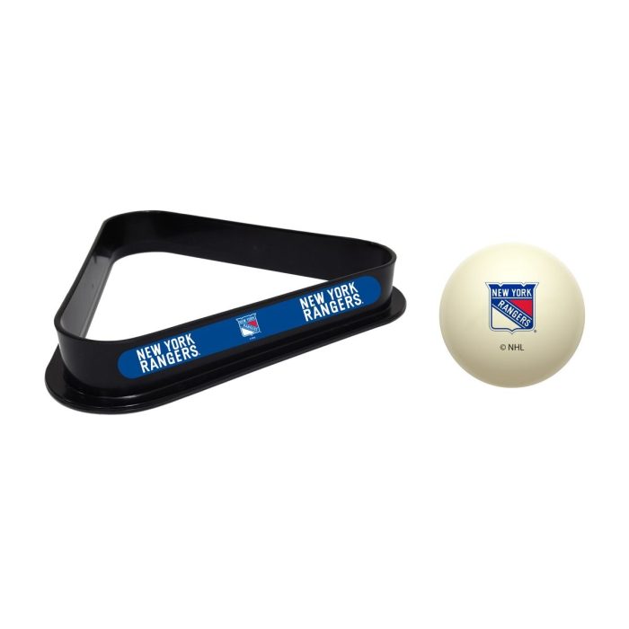 New York Rangers Cue Ball & Ball Rack - Image 3