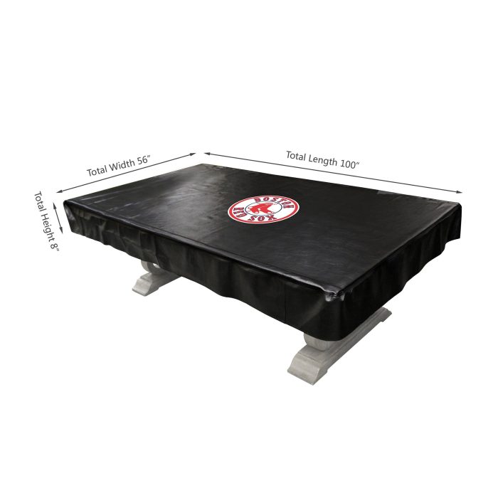 Boston Red Sox 8 foot Deluxe Pool Table Cover - Image 3