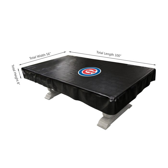 Chicago Cubs 8 foot Deluxe Pool Table Cover - Image 3
