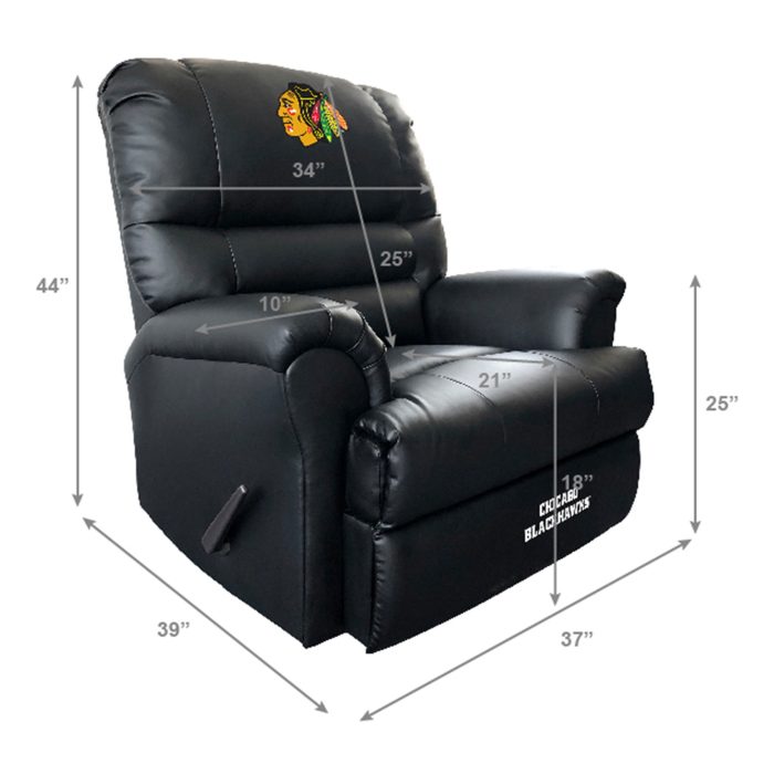 Chicago Blackhawks Sports Recliner - Image 3