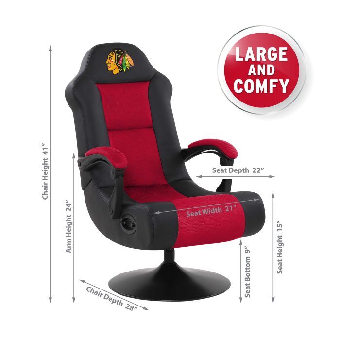 Chicago Blackhawks Ultra Gaming Chair - Image 3