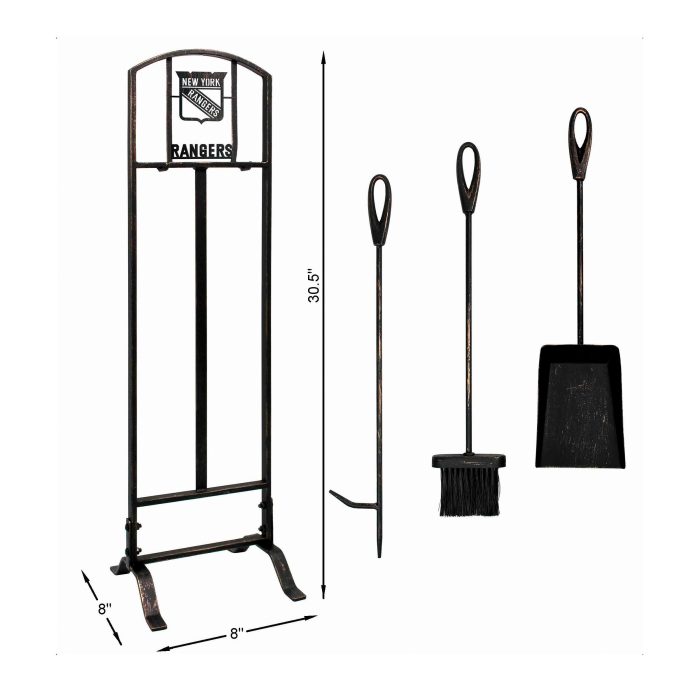 New York Rangers Fireplace Tool Set - Image 4