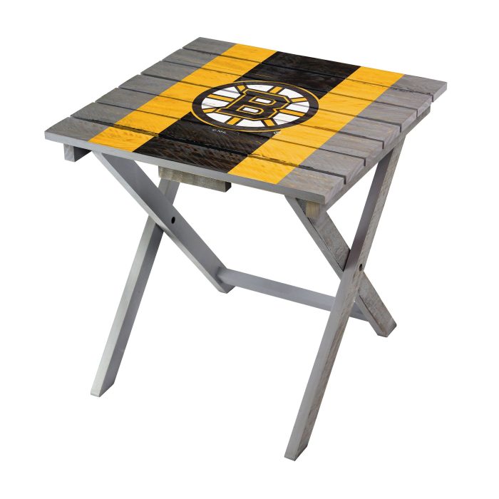 Boston Bruins Folding Adirondack Table - Image 2