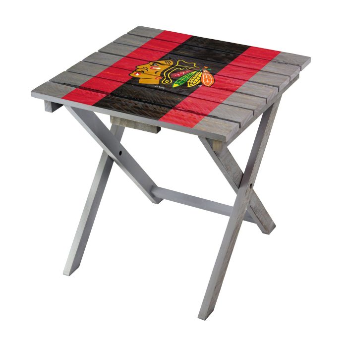 Chicago Blackhawks Folding Adirondack Table - Image 2