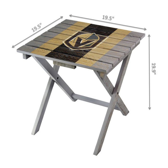 Vegas Golden Knights Folding Adirondack Table - Image 2