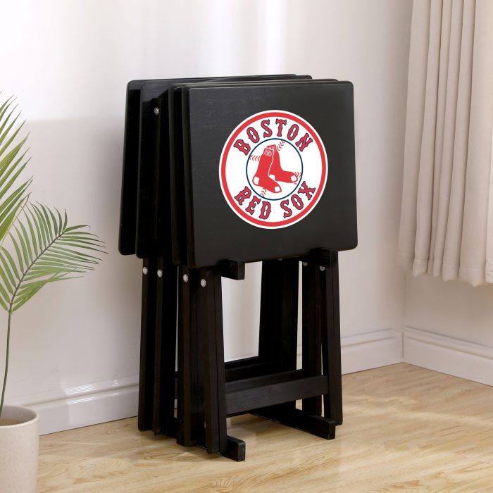 Boston Red Sox TV Snack Tray Set - Image 3