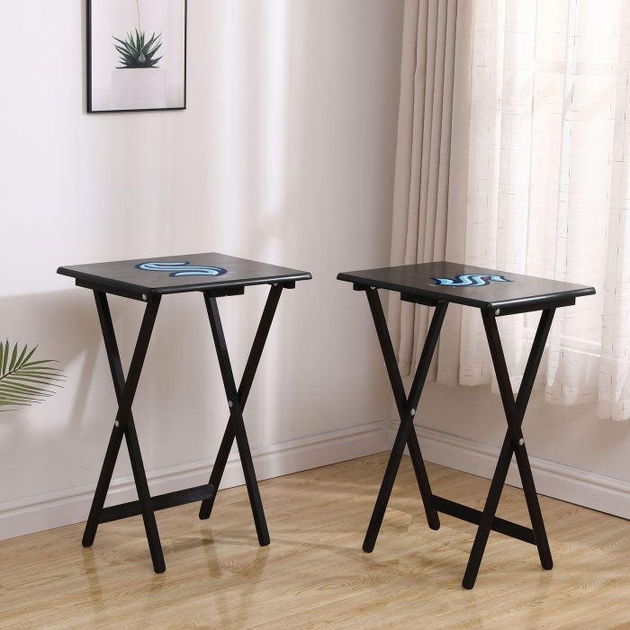 Seattle Kraken TV Snack Tray Set - Image 4