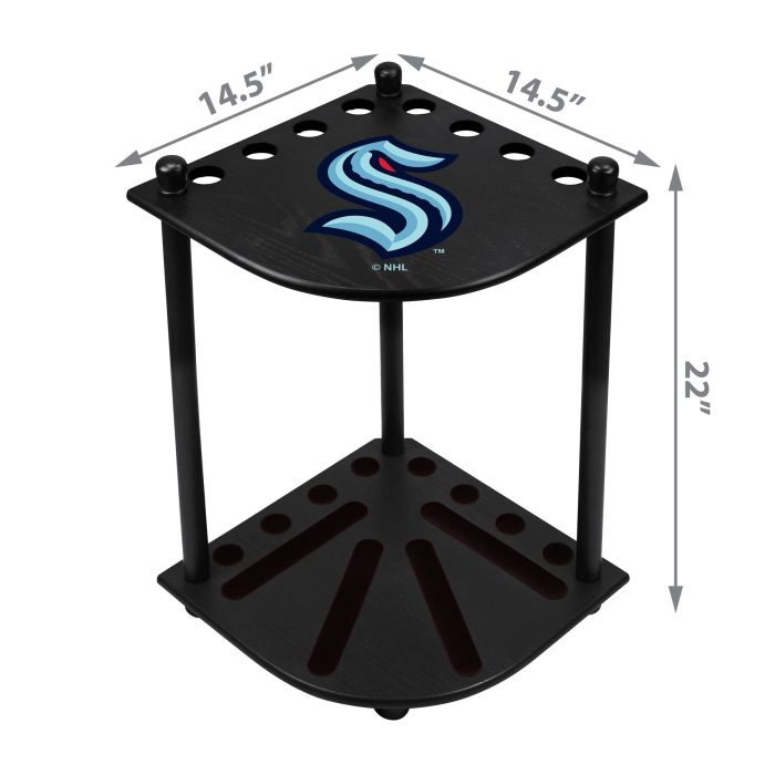 Seattle Kraken Corner Cue Rack - Image 4