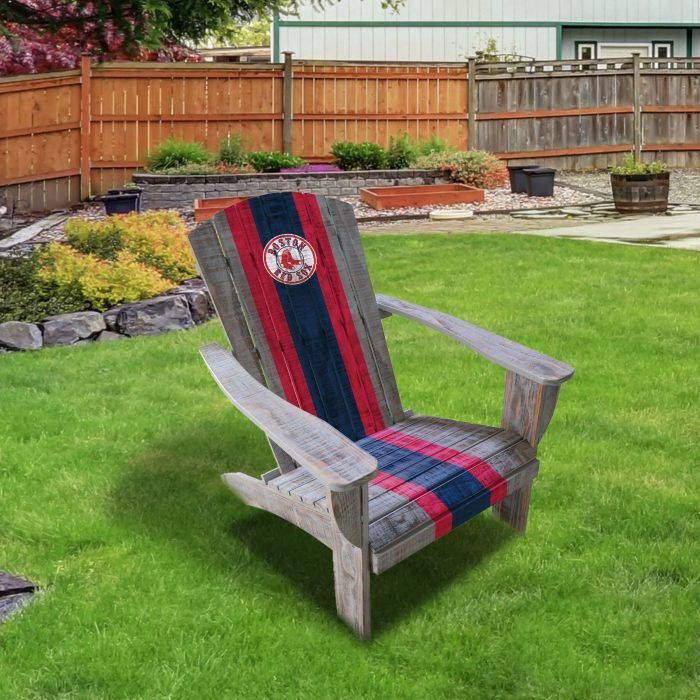 Boston Red Sox Wood Adirondack Chair - Image 4