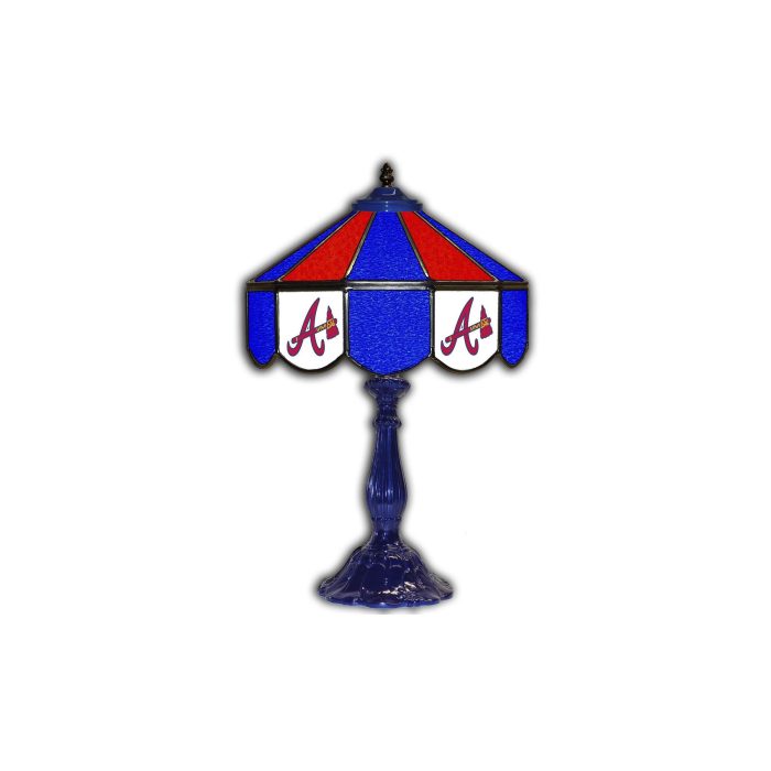 Atlanta Braves 21 inch Glass Table Lamp - Image 2