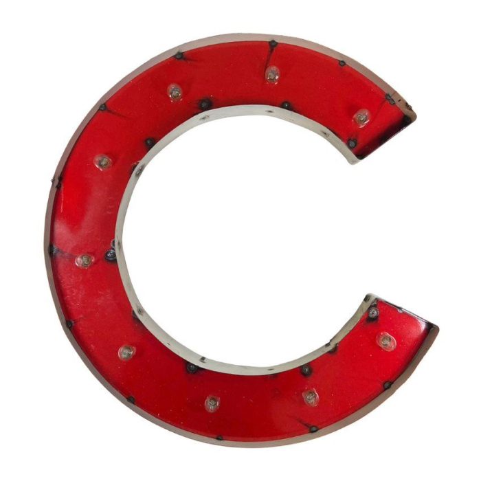 Chicago Cubs Recycle Metal Logo Lighted Sign - Image 2