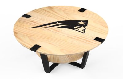New England Patriots Side table with Charger