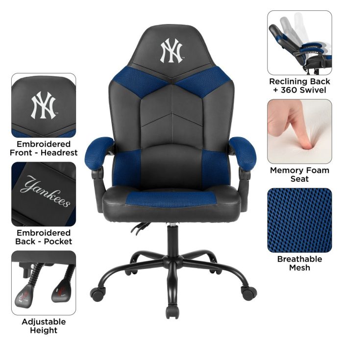 New York Yankees Oversized Office Chair - Image 4