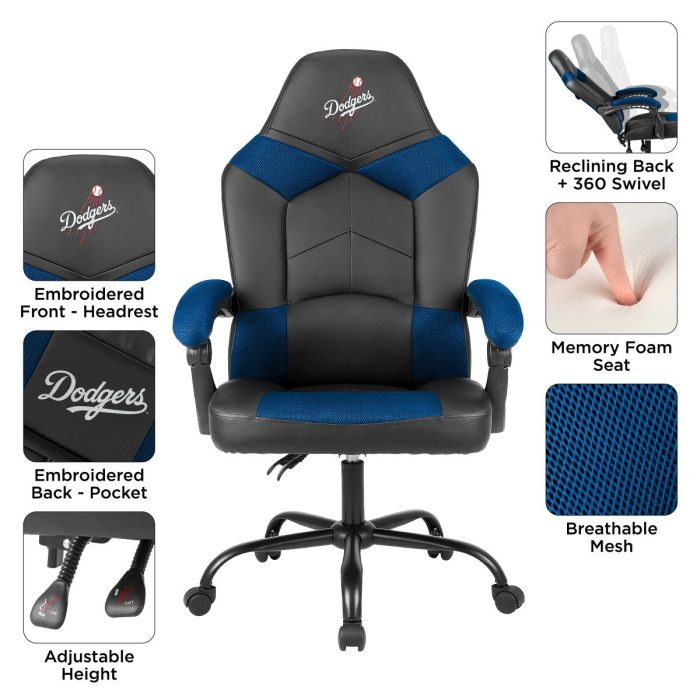 LA Dodgers Oversized Office Chair - Image 4