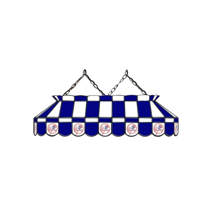 New York Yankees 40 inch Stained Glass Pool Table Lamp - Image 2