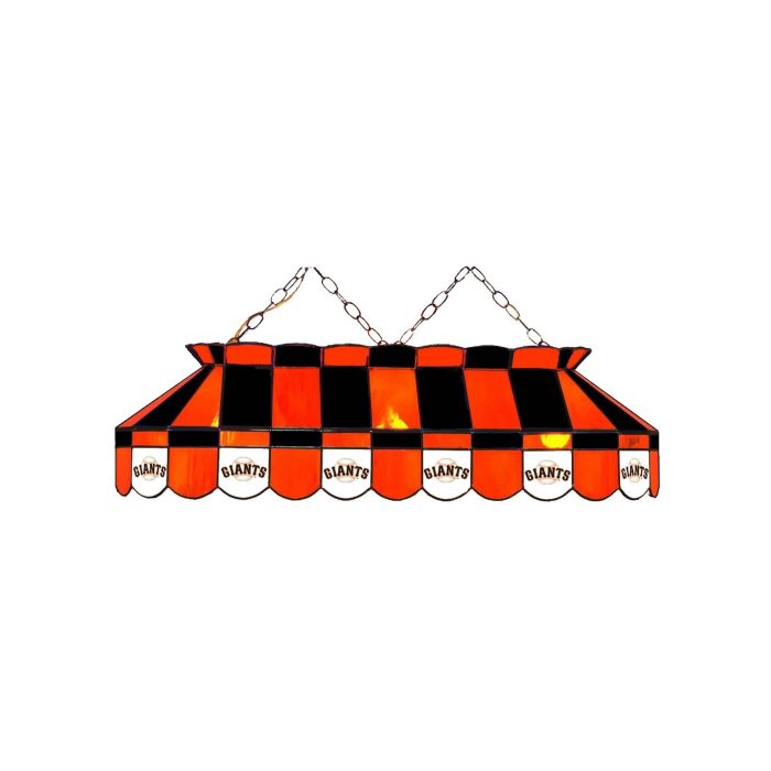 San Francisco Giants 40 inch Stained Glass Pool Table Lamp - Image 2