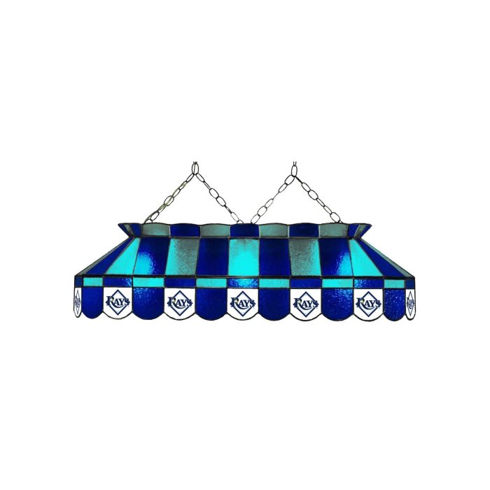 Tampa Bay Rays 40 inch Stained Glass Pool Table Lamp - Image 2