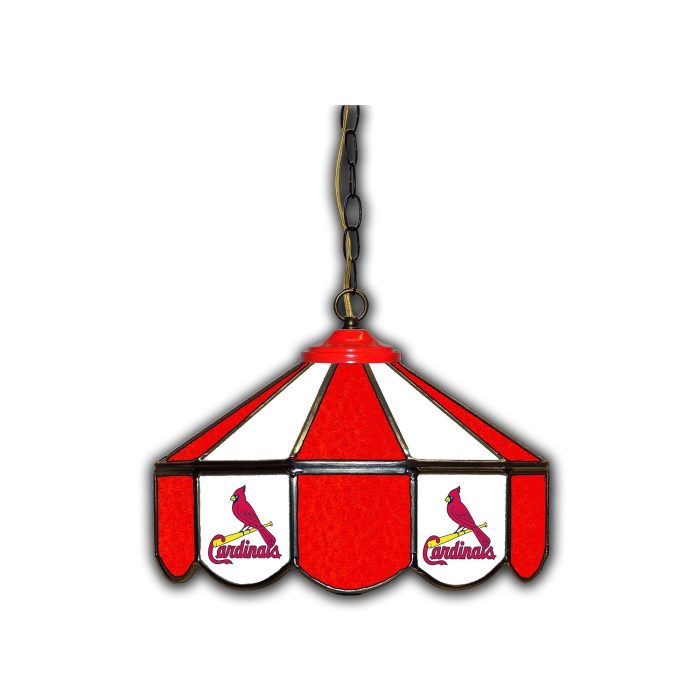 St. Louis Cardinals 14 inch Stained Glass Pub Light - Image 2