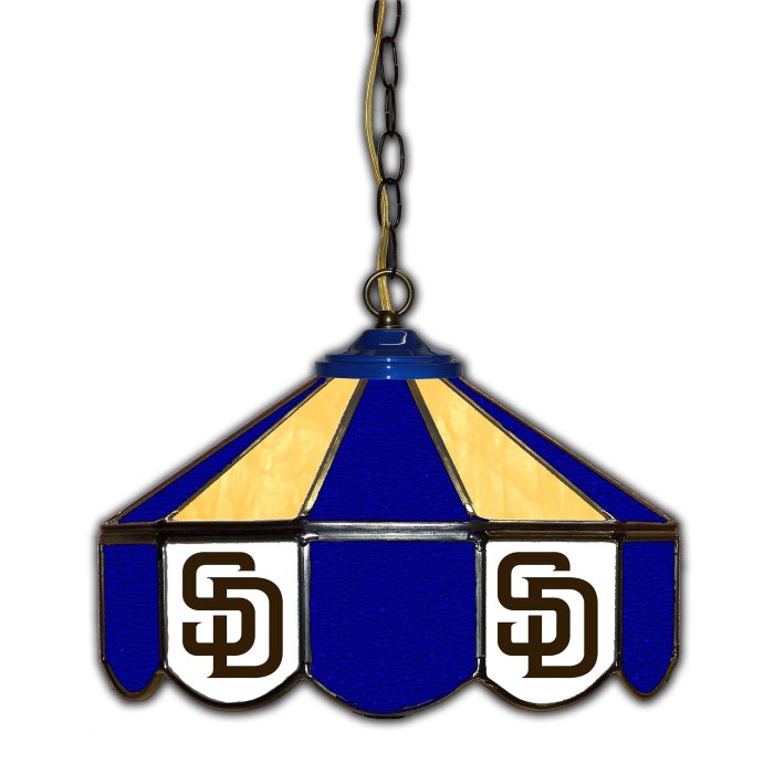 San Diego Padres 14 inch Stained Glass Pub Light - Image 2