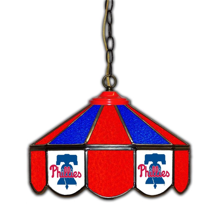 Philadelphia Phillies 14 inch Stained Glass Pub Light - Image 2