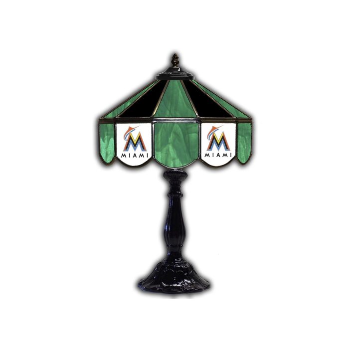 Miami Marlins 21 inch Glass Table Lamp - Image 2