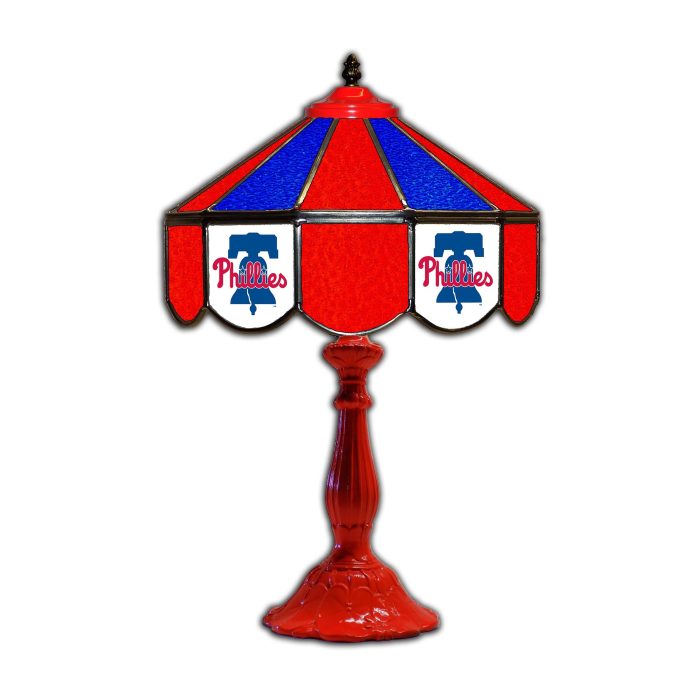 Philadelphia Phillies 21 inch Glass Table Lamp - Image 2