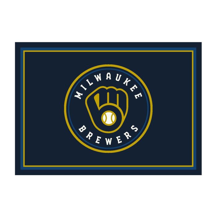Milwaukee Brewers Rug- Multiple Sizes - Image 2